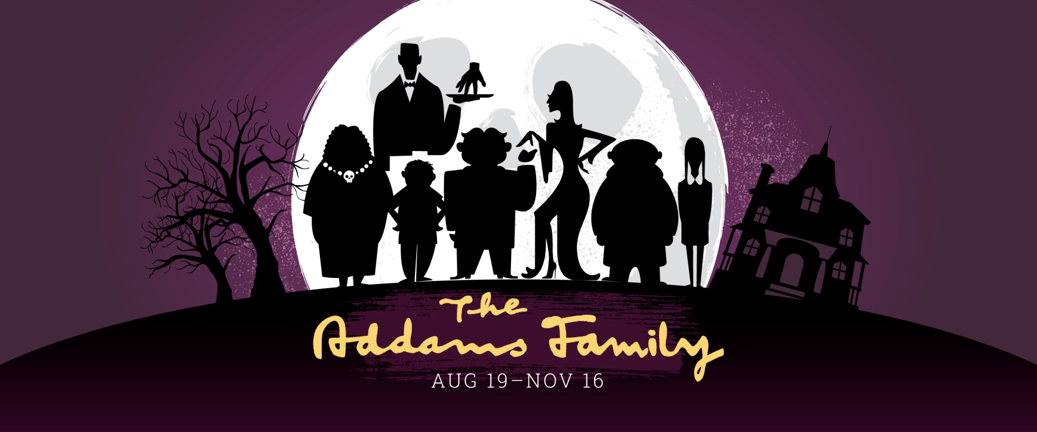 The Addams Family, playing August 10 - November 16 on the Sorenson Legacy Jewel Box