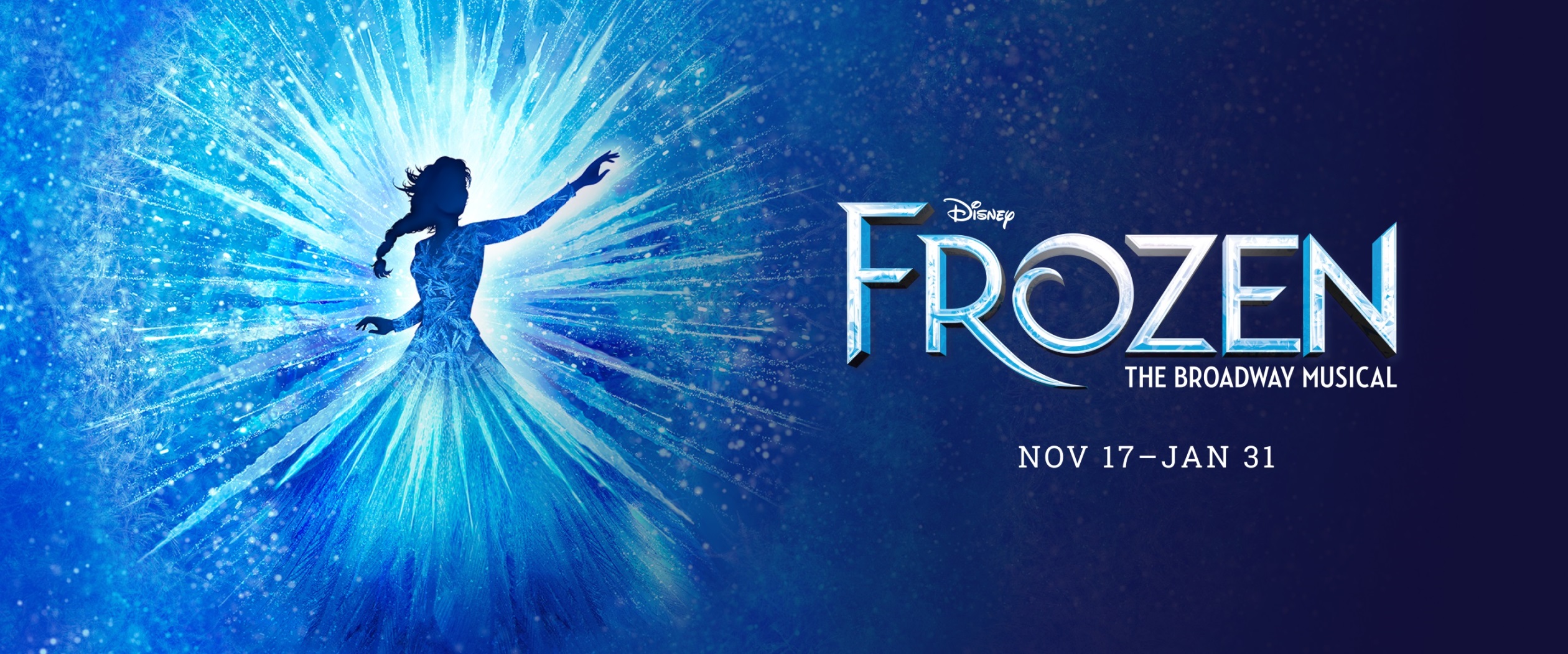 Frozen, playing November 17, 2025 - January 31, 2026