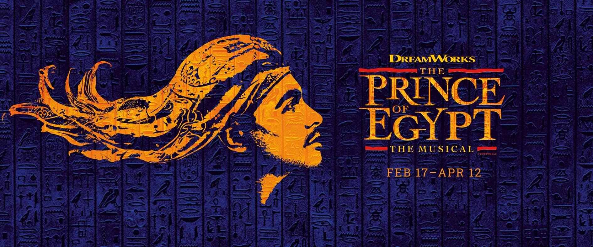 The Prince of Egypt, playing February 17 - April 12, 2025